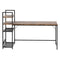 Levede Computer Desk Study Home Table with 4-Tier Shelf-2050056912246018049
