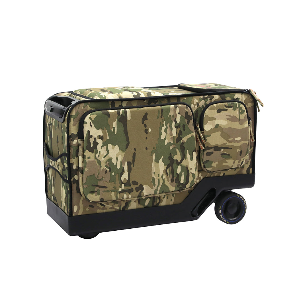 Slimbridge 20" Electric Riding Luggage Suitcase Green Colour-1864184374505902081