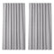 Marlow 2 Panels Blackout Curtains Thermal Linen Look Blockout Drapes Grey-2072893565721251841