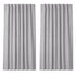 Marlow 2 Panels Blackout Curtains Thermal Linen Look Blockout Drapes Grey-2072893565721251841
