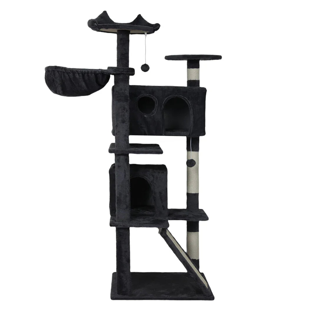 Pawz Cat Tree Scratching Post Scratcher 145cm Climbing-2050056906663399425