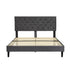 Levede Bed Frame Double Size Mattress Grey-2006733224109281281