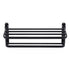 Levede Towel Rack Bathroom 2 Bars Rail Holder Wall Mounted Storage Shelf Black-2050059022438109185