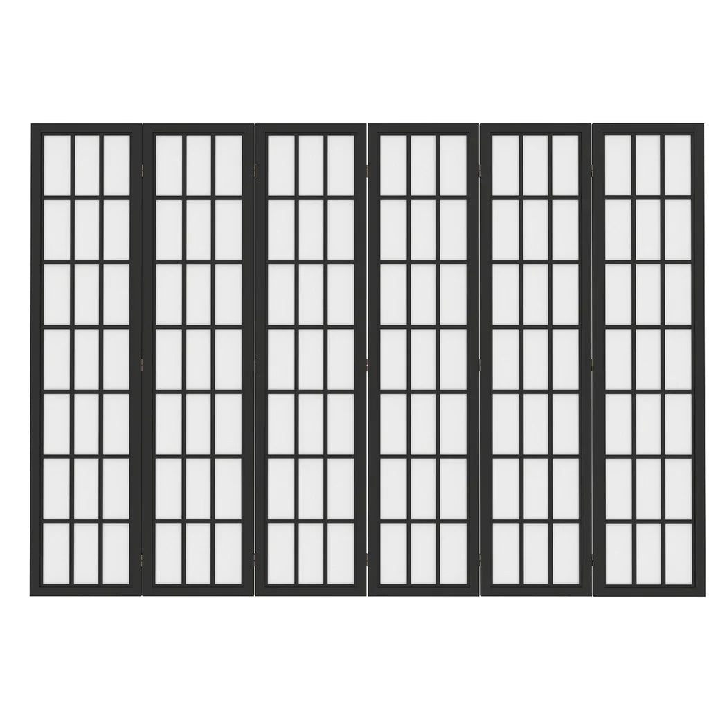 Levede 6 Panel Room Divider 170cm Freestanding Screen-2006732767613816833