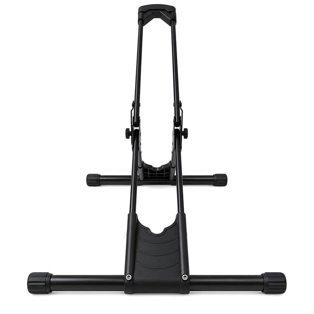 Monvelo Bike Stand Floor Storage Rack Foldable Carbon Steel for 16-29 Inch Black-2109799599093518337