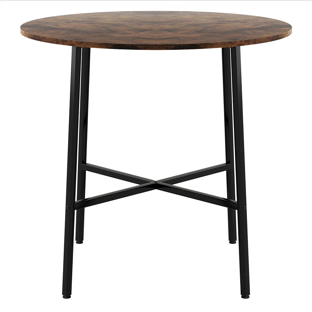 Levede Dining Table Round Kitchen 4 Person Coffee 80cm-2050056814795558913