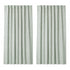 Marlow 2 Panels Blackout Curtains Linen Look Curtain Draperies Window Green-2072893564932722689