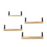 Levede Floating Wall Shelves 4Pcs Rustic Wood Storage Display Rack Bookshelf-2061251867823968257