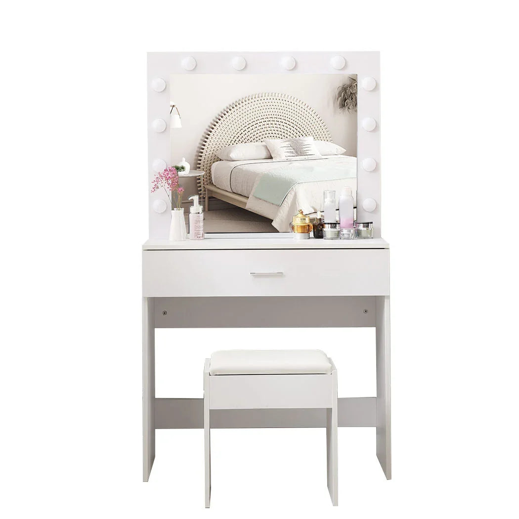 Levede Dressing Table Set Makeup Mirror-2018816910141034497