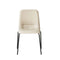Levede Stackable Dining Chairs Kitchen Beige Set of 8-2006732727428190209