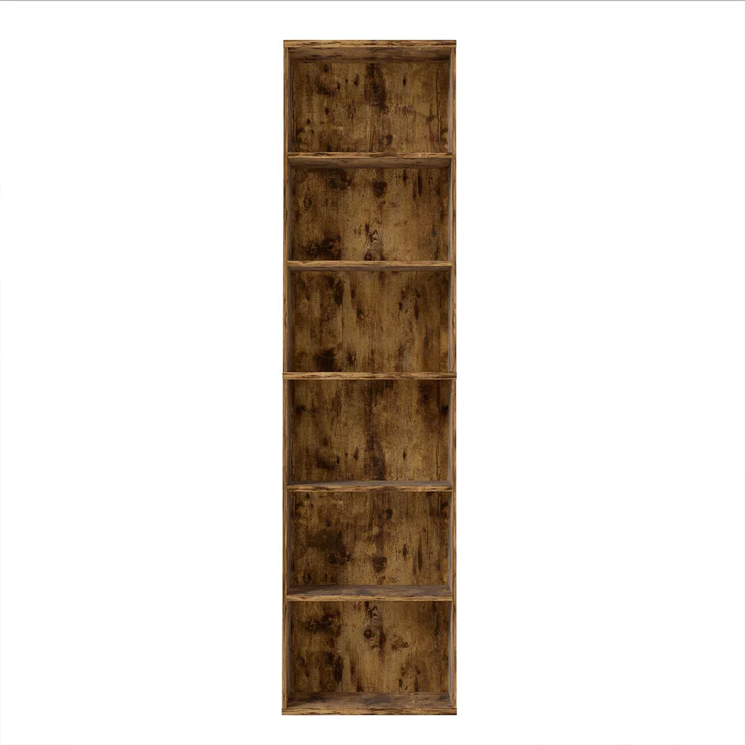 Levede BookShelf Storage Shelves 6 Tier Bookcase Display Unit Organizer Cabinet-2050056761150410753