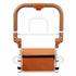 Levede Bed Rail Foldable 2 Handle Adjustable Height Non-Slip Grip Orange-2100034938442223617