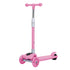 Bopeep Foldable Kids Scooter LED Music Pink