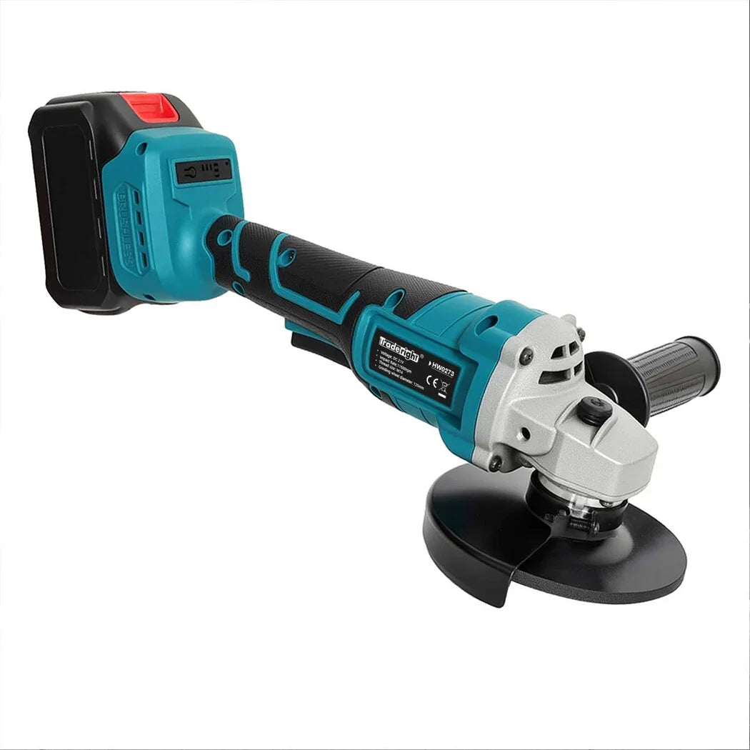 Traderight 21V Cordless Angle Grinder Kit 2 Batteries-2018816812019486721