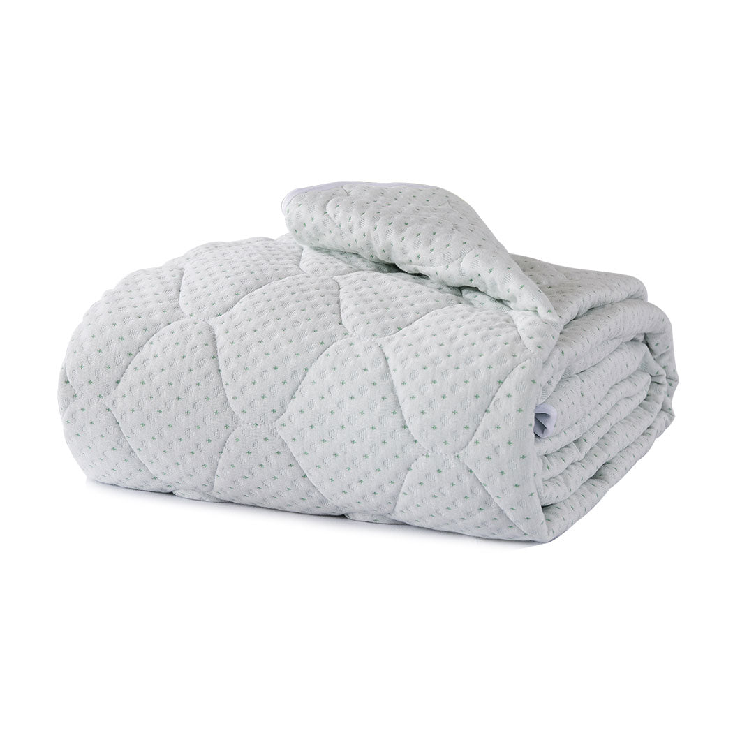 Dreamz Mattress Protector Topper Bamboo King Single-2006733085995044865