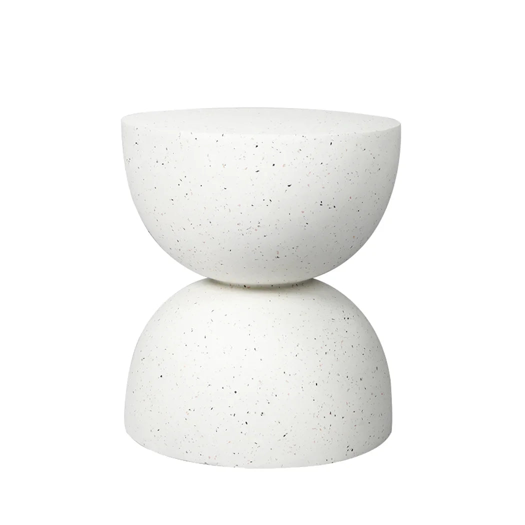 Levede Side Table Terrazzo Coffee Tables Beige-2018816896694095873