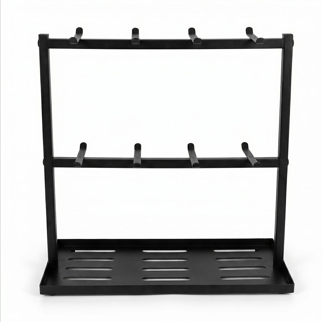 Levede Mug Rack 2 Tier 16 Hook Metal Coffee Cup Holder Stand Organizer Kitchen-2072893556690915329