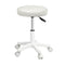 Levede 4x Rolling Bar Stool Swivel Salon SPA Chair Beige-2029387306187755521