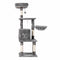 Pawz Cat Tree Cat Tower Multi-Level Cat Bed with Condo 125cm Plush Gray-2100034991957348353