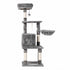 Pawz Cat Tree Cat Tower Multi-Level Cat Bed with Condo 125cm Plush Gray-2100034991957348353