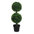 Lambu Artificial Double Ball Boxwood Trees-2018816712157302785