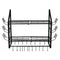 Toque Pot Rack Wall Mounted 2 Tier Hanging Cookware Organizer 20 Hooks Pan Rack-2072893580028022785