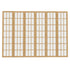 Levede 6 Panel Room Divider 170cm Freestanding Screen-2006732767794171905