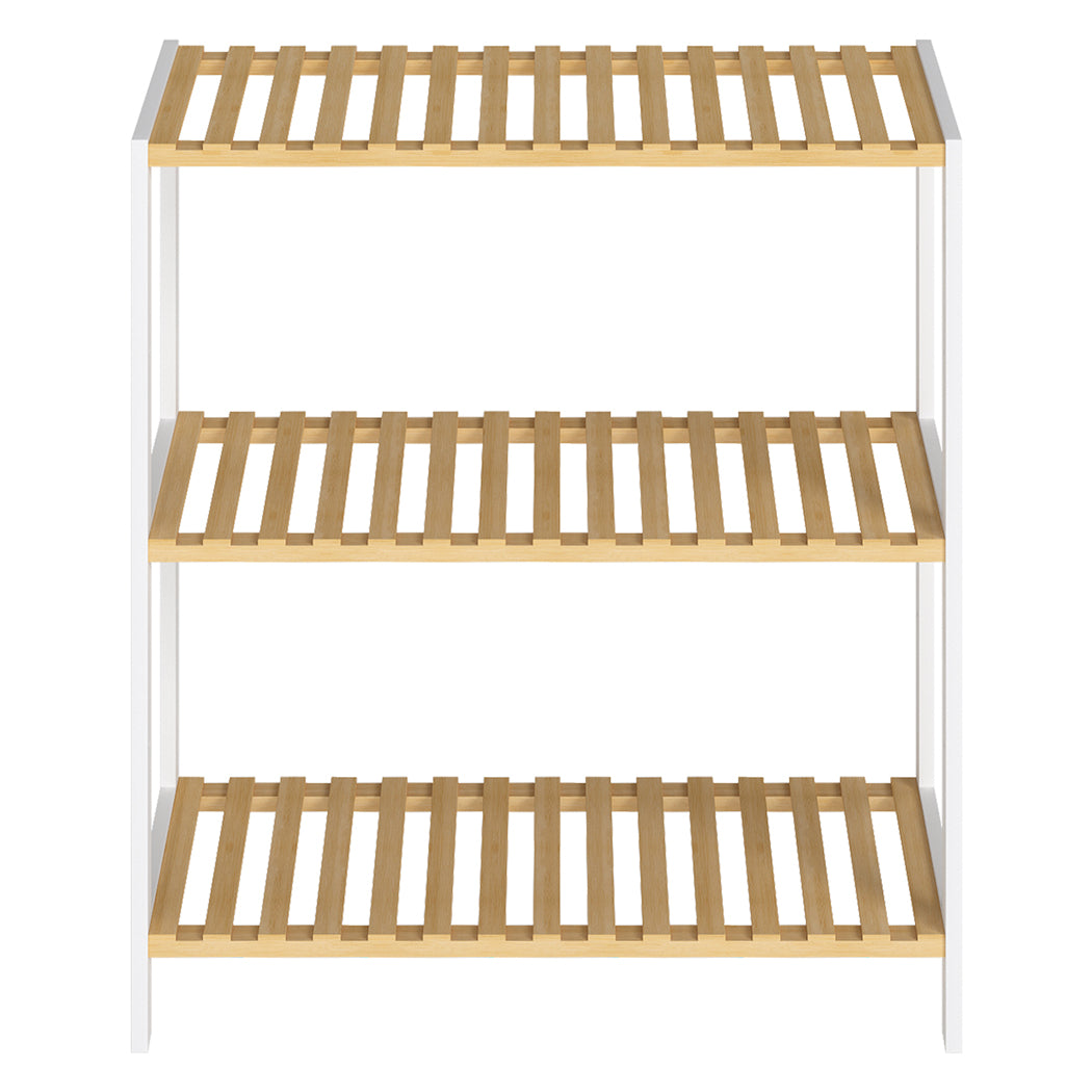 Levede Bamboo Storage Rack 3 Tier Shelf Shoe Organiser-2065254664798081025