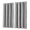 Marlow Velvet Blackout Curtains 2-Panel Room Darkening Eyelet Curtains Grey-2072893567436722177