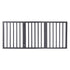 Wooden Pet Gate Dog Fence Retractable Grey 2000x 3MM-1864184509570879489