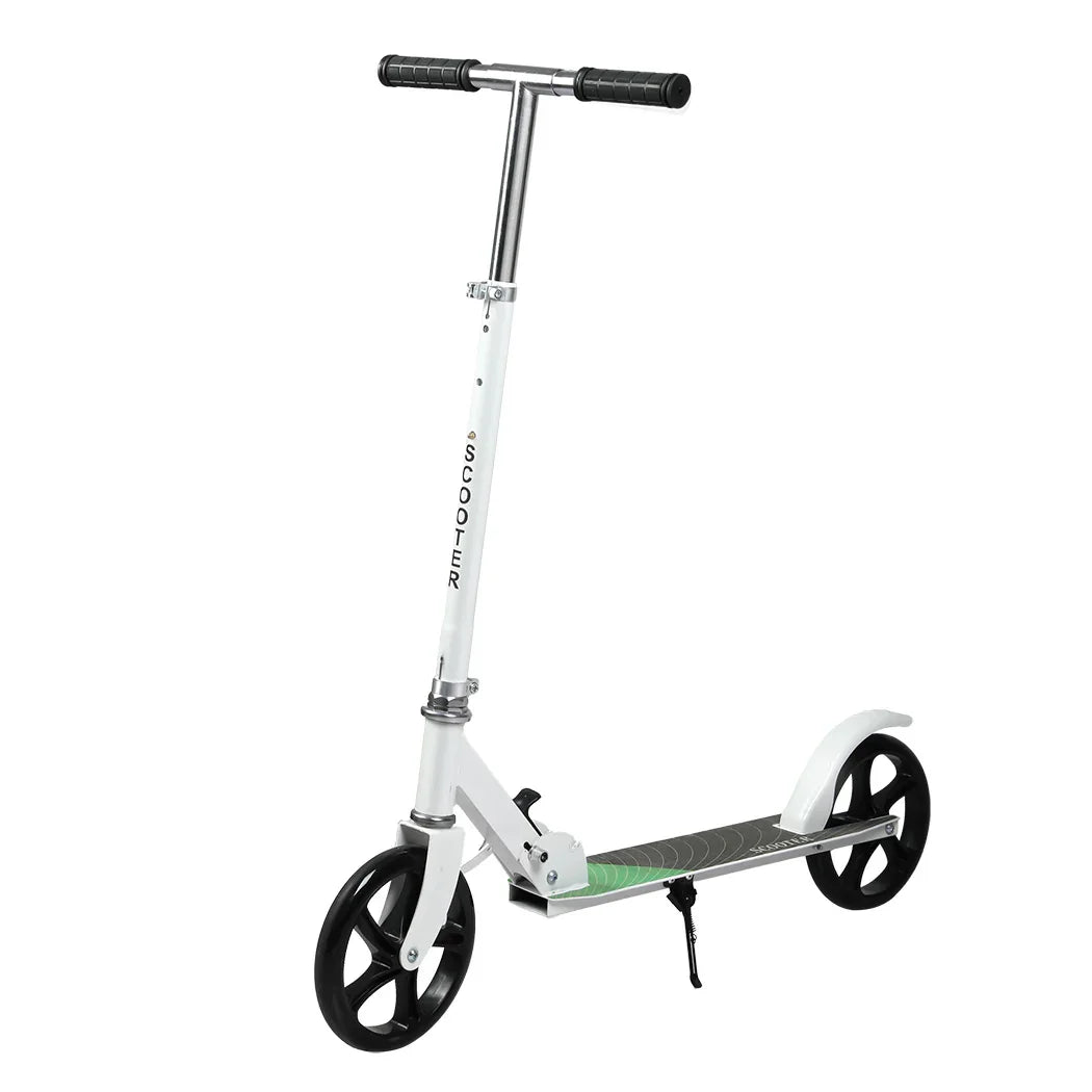 MONVELO Folding Scooter Dual Large Wheels White-2006732742351523841