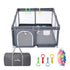 BoPeep Baby Playpen 127x127cm Playpen with Balls Meah 150D oxford Grey-2100034970482511873