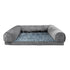 PaWz Pet Bed Sofa Dog Beds Bedding Soft M Cover Grey Cover Medium-1864184497159933953