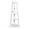 Levede 5 Tier Corner Shelf Wooden Storage White-1864183221135216641
