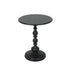 Levede Side Table Vintage End Round Black-2029387286042513409