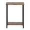 Levede Side Table 2 Pcs Industrial Vintage End Table 2-Tier Storage Nightstand-2072893557349421057