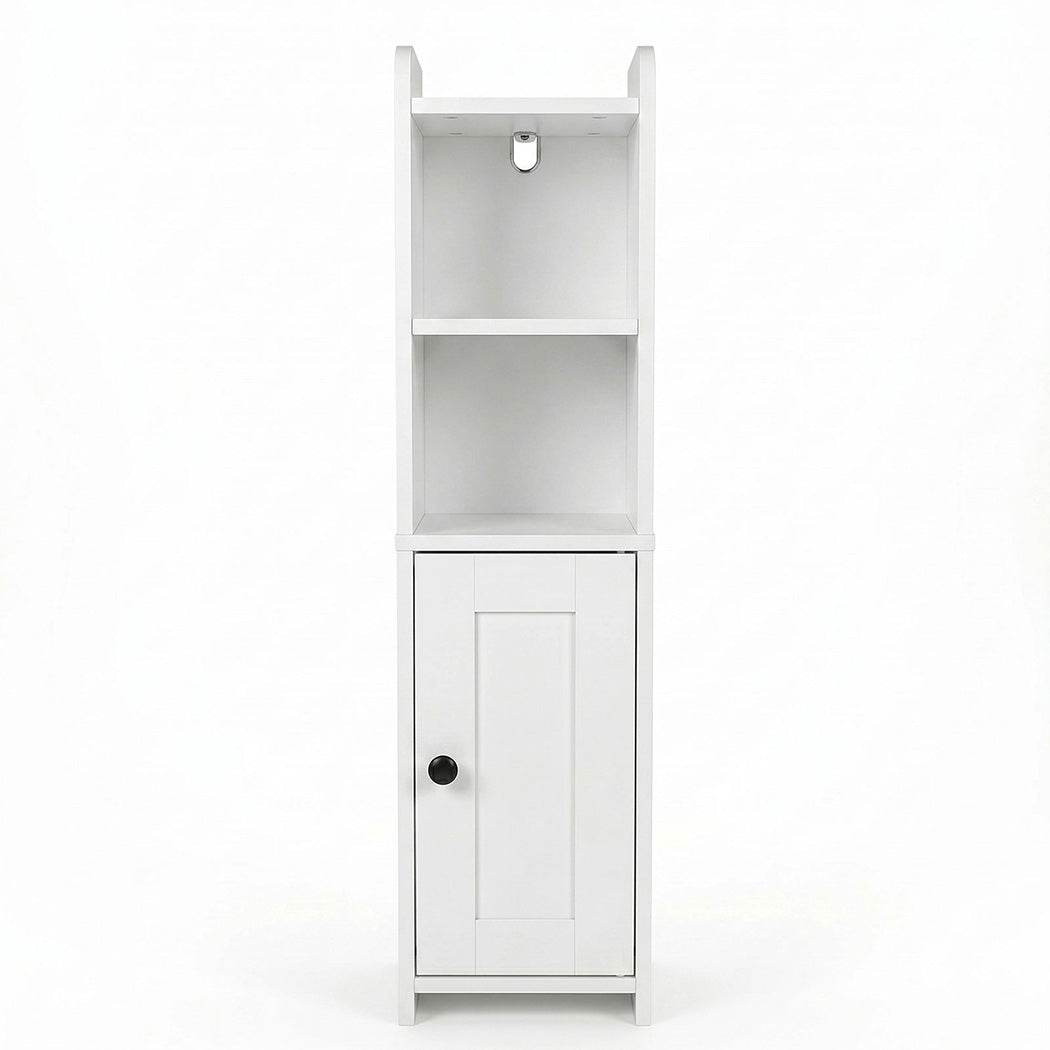 Levede Bathroom Cabinet Storage Slim Organiser Toilet Paper Storage 78.5cm White-2061251856700674049