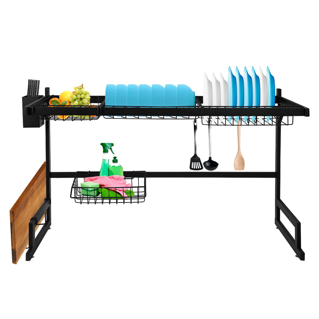 TOQUE Dish Drying Rack Over Sink Steel 85 CM-1864184344776675329