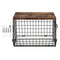 Toque Fruit Snack Storage Basket 2PCS Stackable Wall Mounted Kitchen Wood Lid-2072893579830890497