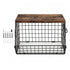 Toque Fruit Snack Storage Basket 2PCS Stackable Wall Mounted Kitchen Wood Lid-2072893579830890497