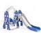 BoPeep Kids Slide Swing Basketball Ring Blue-2006733202248568833