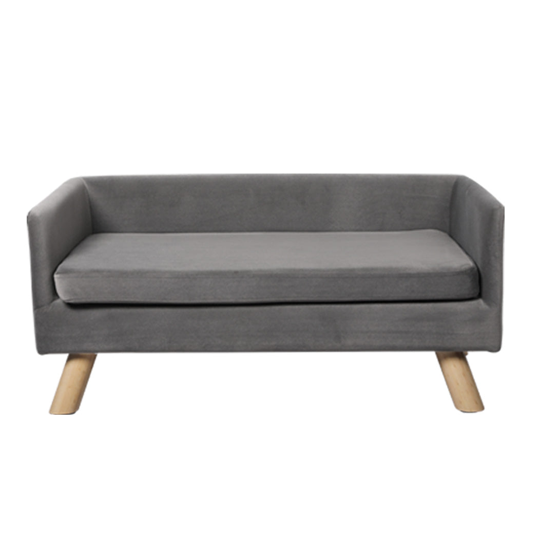PaWz Pet Sofa Bed Dog Warm Soft Lounge Grey-1910112468412272641