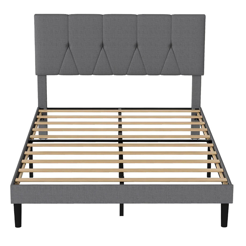 Levede Bed Frame Upholstered Platform Mattress Base Double-2050056907640672257