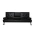 Levede Sofa Bed Adjustable Recliner Black-1864183319172878337