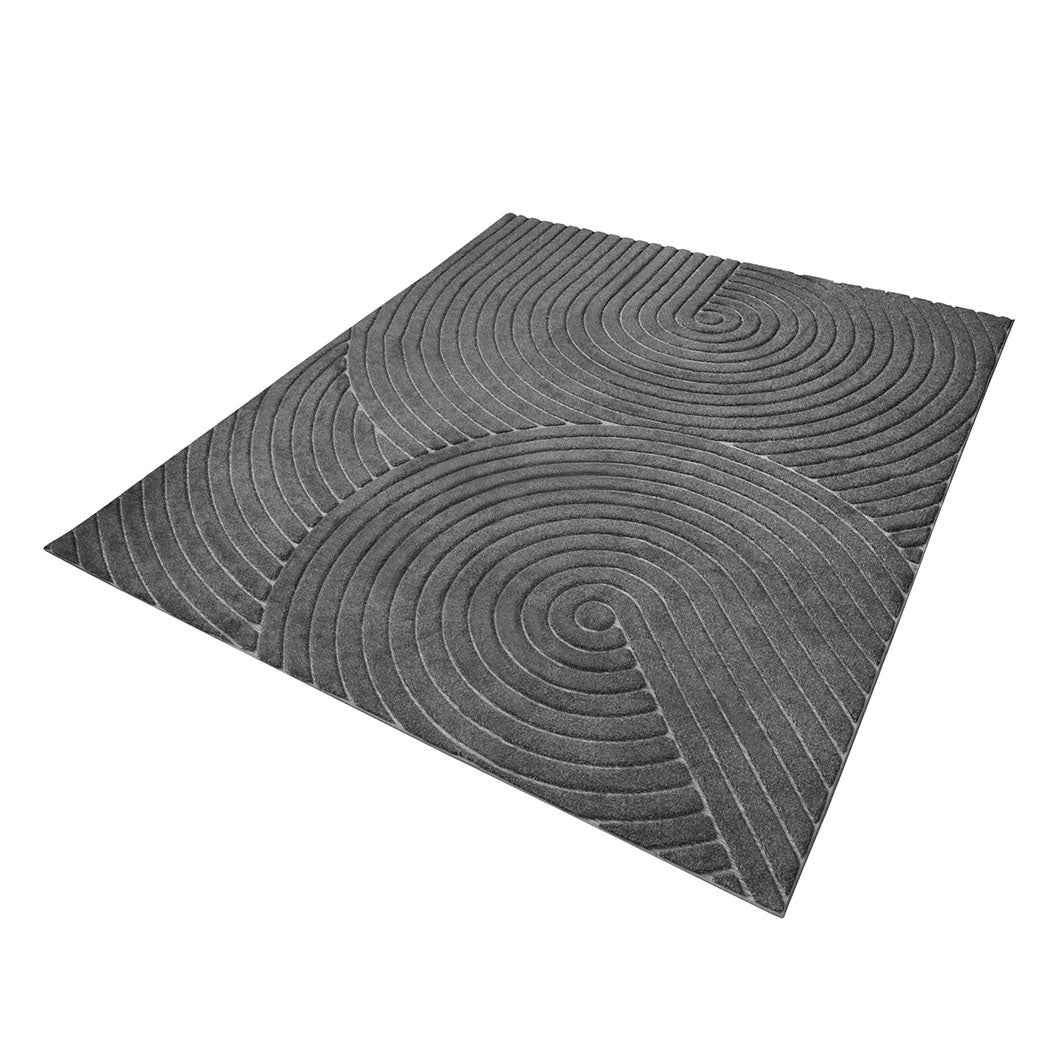 Marlow Floor Rug Soft Polyester Carpet Non Slip Plush Shaggy Rugs Geometric-1894516741392961537