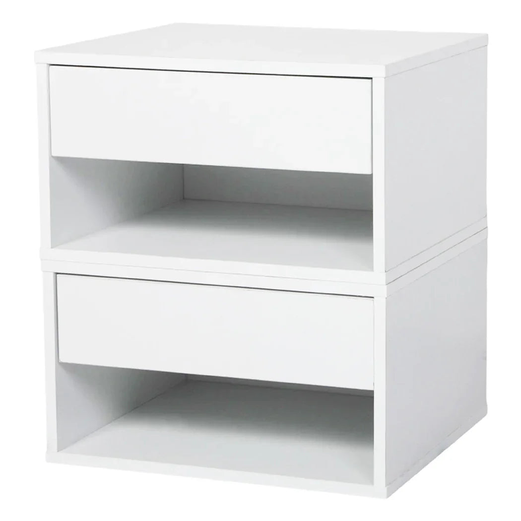 Levede 2 Floating Bedside Tables Side Table Storage Nightstand Bedroom Cabinet-2050056780842668033