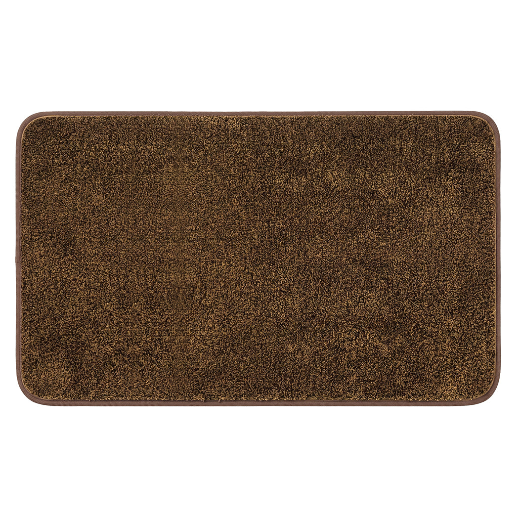 Marlow Door Mat Non Slip Absorbent Washable Pet Friendly for Entrance Brown-2109799592705593346