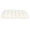Pawz M Size Orthopedic Dog Bed with Sherpa Plush Removable Cover in White-1919892816901836801