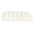 Pawz M Size Orthopedic Dog Bed with Sherpa Plush Removable Cover in White-1919892816901836801