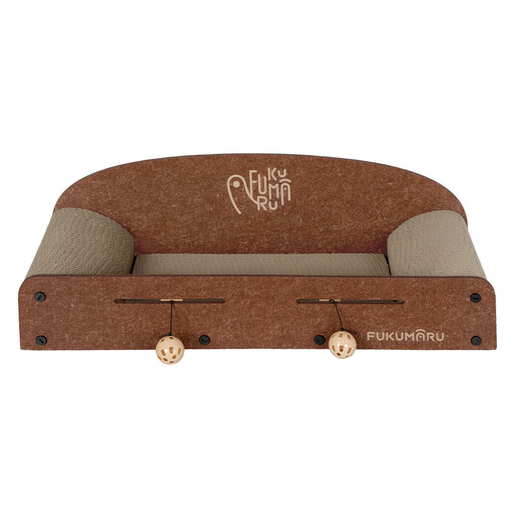 Pawz Cat Scratching Board Corrugated Cardboard 2 Balls-2029387296238866433